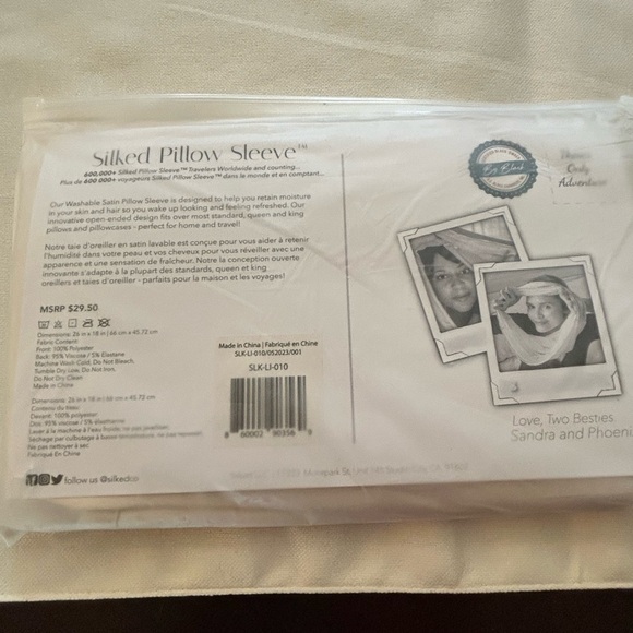 Silk pillowcase - Picture 2 of 2